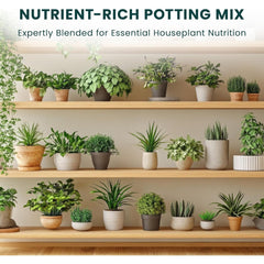 10L Peat Free Multi Purpose Compost Soil for Indoor Plants, Houseplant Potting Mix for Repotting, Herbs & Flowers, Nutrient Enriched All Purpose Plant Soil for Pots & Planters