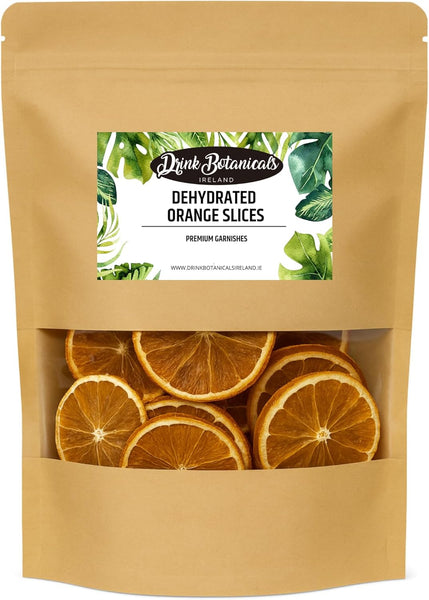 Dehydrated Dried Orange Slices Wheels | Approx 17+ Slices | 100% Natural | Sugar Free | Gluten Free | Dehydrated Orange Wheels for Cocktails, Garnishes, Deserts | Fruit Slice | 1.76 OZ | 50 Grams
