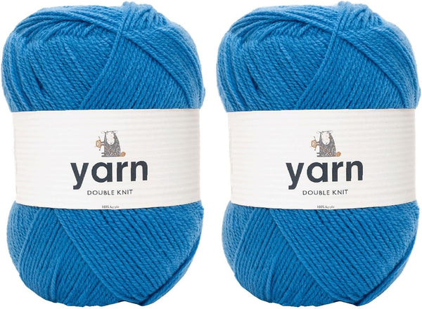 Korbond DK Beige Yarn - 100G Acrylic Wool - Lightweight, Hypoallergenic & Durable Double Knit Crochet Yarn Knitting Wool (290M Total)