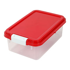 Taylor & Brown 3-Piece 50L Airtight Pet Food Storage Container Combo with Scoop and Treat Box for Dog Cat and Bird Food, Keep Pests Out, Translucent Body, Easy Mobility