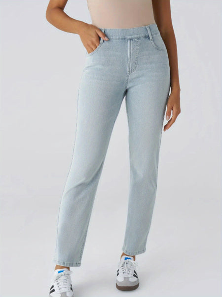 Women's High Waisted Light Wash Blue Distressed Stretchy Jeans - Light Blue Washed Texture, Multiple Pockets, Straight Leg Fit, All-Season Casual Pants for Women, Comfortable Casual Attire & Layering, Machine Washable (Light Blue) - Versatile for Jeans or