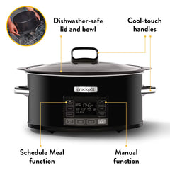 Crockpot Timeselect 5.6L Digital Slow Cooker CSC093