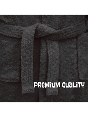Mens and Ladies Shawl Collar Bathrobe 100% Egyptian Cotton Unisex Shawl Collar Dressing Gown Terry Towelling Bathrobe One Size