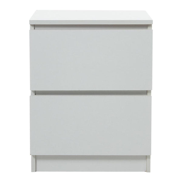 White Wooden Bedside Table With Drawers, Small Cabinet Cupboard Bedroom Furniture Storage Nightstand Unit, Modern Chest Of 2 Drawers Cabinet, Living Room Home Office Sofa Side End Table Coffee Tea Table Side Desk, Multi Functional Bedside Cabinet, 32x30x4
