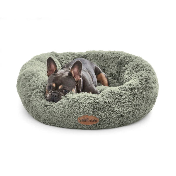 Calming Plush Donut Pet Bed
