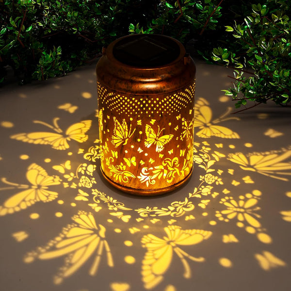 Christmas Gifts for Women Birthday ,Hummingbird Solar Lanterns Garden Ornaments Outdoor, Unique Gifts for Mum Grandma Women, Metal Solar Lanterns outside for Yard, Patio, Backyard, Porch