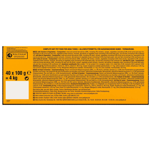 Variety Pouch in Gravy, 40 X 100G
