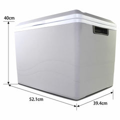 Koolatron 12V Electric Cooler 34L, Cool/Warm Box with Adjustable Strap in Grey