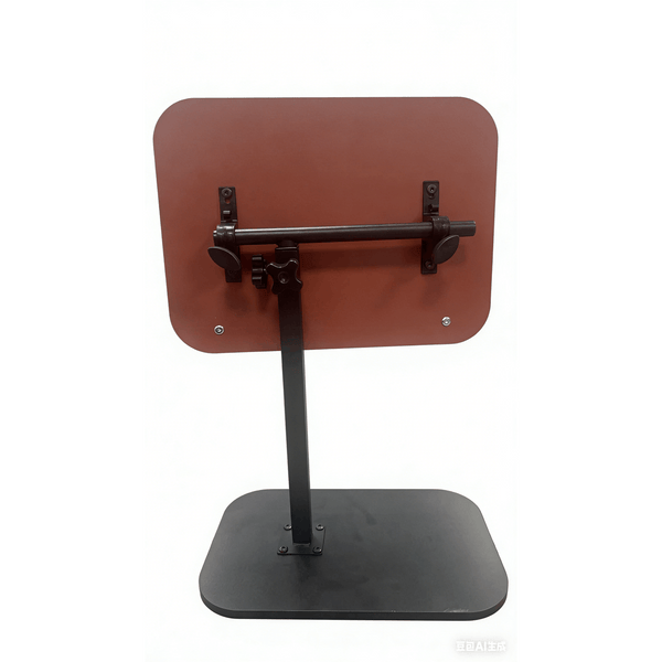 1pc 360 ° Flip Desktop Adjustable Height Small Table, Fashionable and Simple Metal Frame with Wooden Desktop Stable and Not Easy to Shake, Portable and Lightweight Side Table Snack Table - Home Office Desk Bedside Table, Essential for Drama Enthusiasts, H
