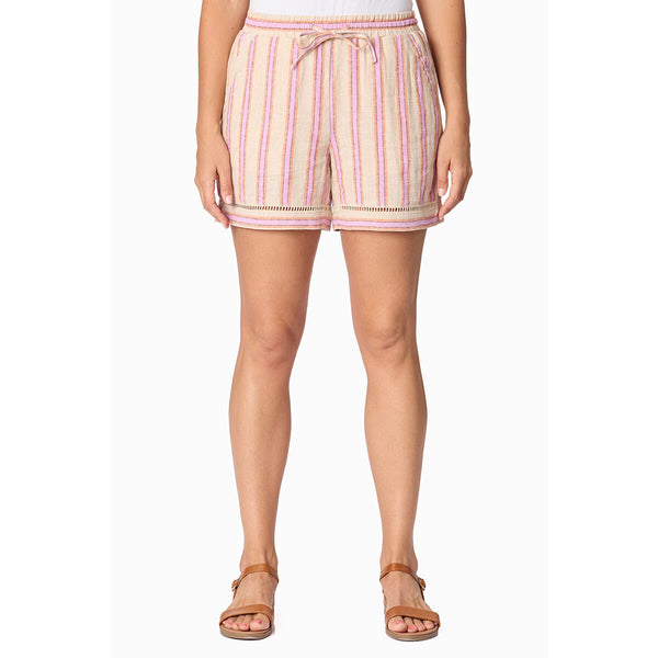 Briggs Ladies Linen Short in Green