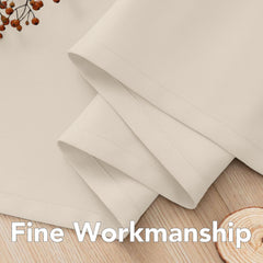 2pcs Full Blackout Curtains, 100% Polyester Fabric, Privacy Protected, Sound proof, Energy saving Grommet Top Curtains for Bedrooms, Living Room, Home Decor & Room Decor