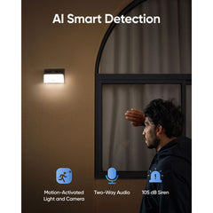 Eufy Solar Wall Light Cam S120 2 Pack - No Monthly Fees