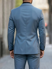Tongtongbang Selection: Men's High-End New Style 2-Piece Suit Set (Jacket and Trousers) Suitable for Formal Occasions and Banquets