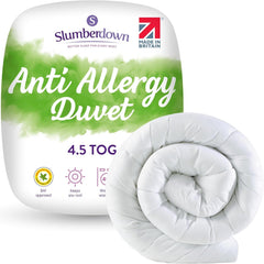 Slumberdown anti Allergy Double Duvet 10.5 Tog - Allergy UK Approved All Year round Double Quilt for Allergy Sufferers - Made in the UK, anti Bacterial and Machine Washable Bedding (200 X 200Cm)
