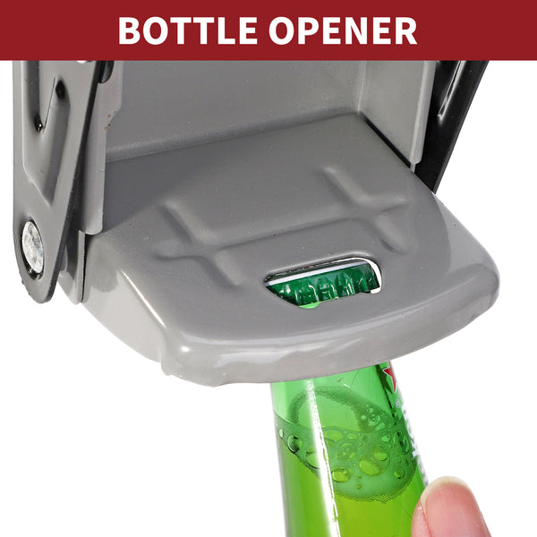 Vinsani Can Crusher with Bottle Opener 2 in 1 Heavy Duty Can Recycler PET Bottles 12oz 16oz up to 500ml Tin Can Soda Beer Cans Kitchen Recycling Tool for Home Kitchen