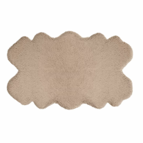 Mon Chateau Faux Fur Quad Rug in 3 Colours, 180 X 100 Cm