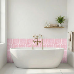 12pcs Self Adhesive Wall Tile Sticker 15.4 x 30.5 cm Peel and Stick Tiles for Kitchen and Bathroom