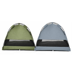 Cat Tent Cave Open Top Pet Kitten Tent Foldable Teepee with Removable Bed Mat for Small Dogs Cozy Monitoring Bed Portable Breathable House Bed Indoor Outdoor Travel