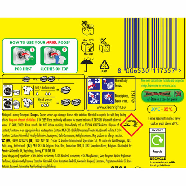 Ariel 4 in 1 Pods, 140 Wash