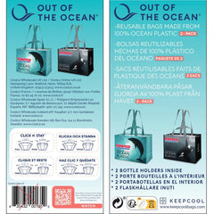 Costco Ocean Plastic Reusable Shopping Bags, 2 Pack