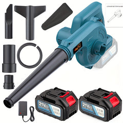 Cordless Blade Blower, Powerful Electric Blower, with Battery And Charger, Portable Brushless Design, Suitable for Lawn, Yard, Road And Car Cleaning, Portable Blade Blower
