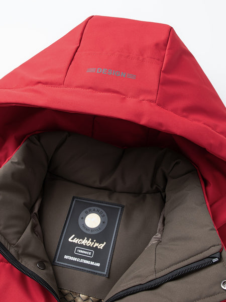 2024 Winter New Arrival Men's Outdoor Casual Padded Storm Jacket with Detachable Hood, Thickened Warm Fashionable Men's Outerwear