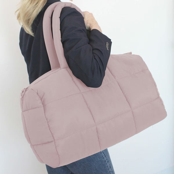 MYTAGALONGS Cloud Duffle Weekender Bag in Black
