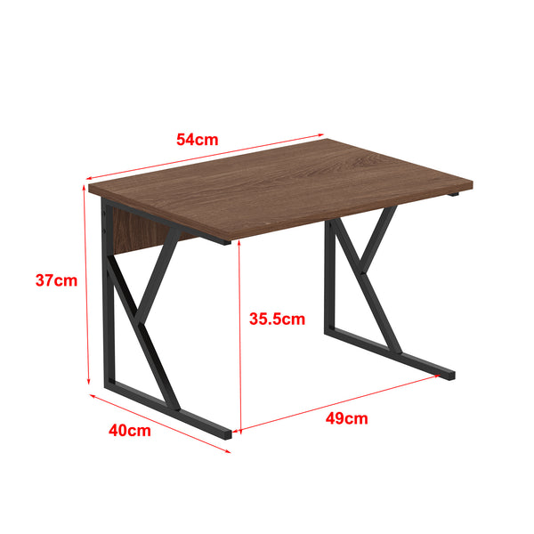 2-Tier Microwave Oven Shelf Stand, Kitchen Countertop Storage Rack Spices Rack Freestanding, Home Office Printer Stand Multifunctional Unit Shelving Wood Top Metal Frame