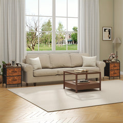 2 Drawers Bedside Table, Small Nightstand For Bedroom, Chest Of Drawers Bedroom, Storage Drawers For Living Room, Hallway
