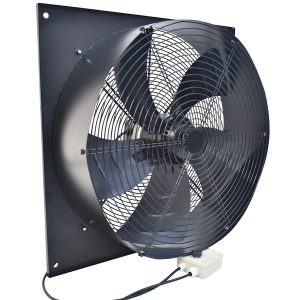 1pc 300mm Humidity Control Quiet Bathroom Kitchen Extractor Fan L37xW37CM inch Shower Wall or Ceiling Mounted Ventilation for Ducting Quiet Toilet Exhaust Fan with Governor Switch