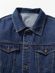 Men's Casual Washed Denim Jacket