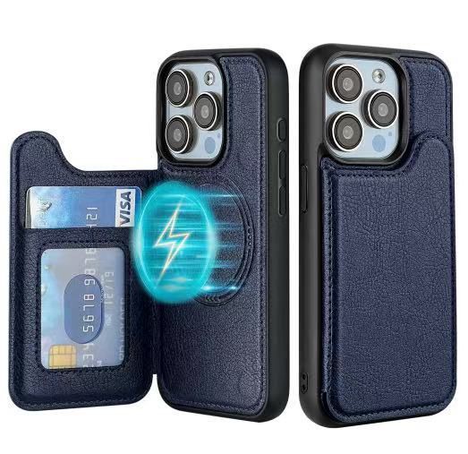 Few Millions Convenience Pro Magnetic Wallet Case - Secure Credit Card Holder, Full-Body Protection & Wireless Charging Support for Apple