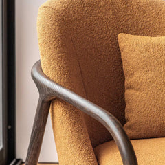 Gallery Alegra Ochre Fabric Armchair