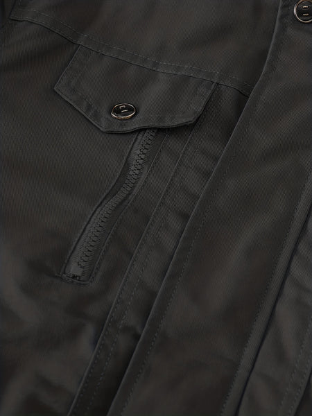 Men's Tactical Jacket with Multiple Pockets, Practical Workwear Style Coat