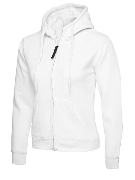 Uneek Clothing UC505 Ladies Classic Full Zip Hooded Sweatshirt - Double Fabric Hood | Brushed Lining, Casual Top for Women | Suitable for Everyday or Work Wear