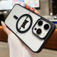 Phone Case - Adorable Feline Design for a Magnetic Wireless Charging Case Compatible with for Iphone 11, 12, 13, 14, 15, 16, And 17 Pro, Featuring a Shockproof Transparent Cover