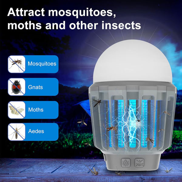 Wisely Rechargeable Mosquito Zapper & Lantern (3 Pack)