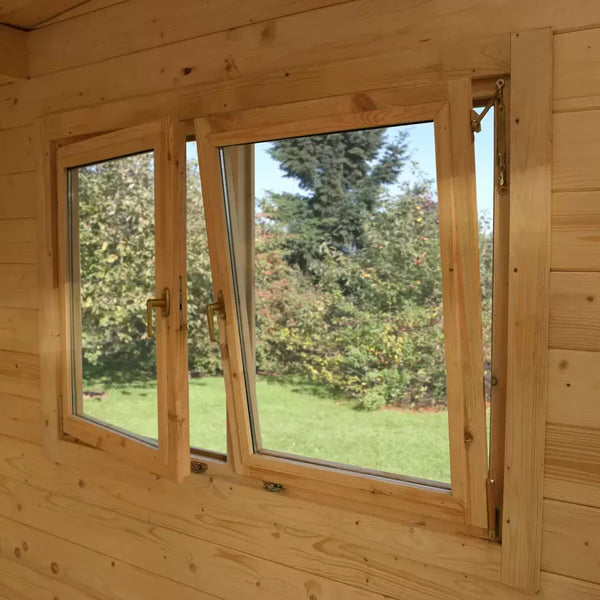 Delivered Forest Garden Melbury 45Mm Log Cabin 13Ft 1