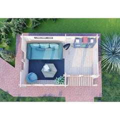 Shire Thetford 44Mm Log Cabin 15Ft X 10Ft (4.5 X 3M)