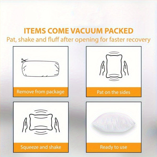 2/4/6 Pack Super Soft White Pillows With Zip Closure Soft Fluffy Square Pillow Cores, Cushion Inserts 45x45 Pads, Decorative Cushion Cores For Sofas, Cars And Home Decor - Multi-Purpose, Casual Style(45x45 Cm/ 18x18 Inches)Sofa Cushions Fillers