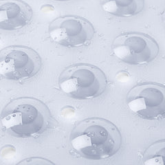 1pc Large Shower Mat – Non-Slip, Strong Suction Cups & Drain Holes, Quick-Dry, Machine Washable, Durable & Comfortable for Bathtub and Bathroom Floor Use