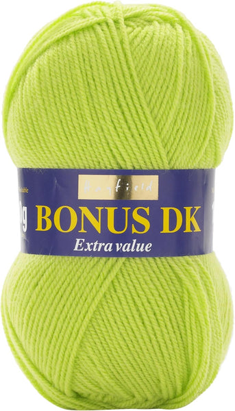 Sirdar Hayfield Bonus DK Double Knitting, White (961), 100G