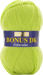 Sirdar Hayfield Bonus DK Double Knitting, White (961), 100G