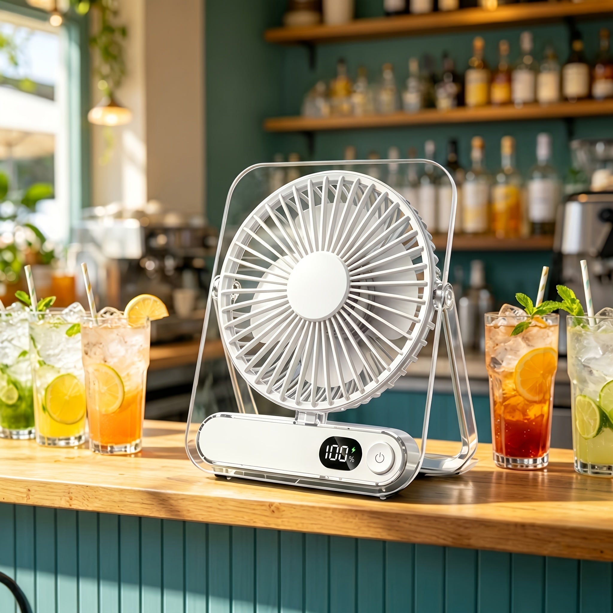 USB Rechargeable Mini Fan with High Speed Airflow And Long Battery Life for Study Office Commuting And Travel