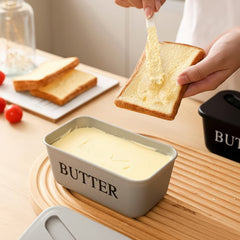 Butter Box Set with Professional Stainless Steel Spreader | Food & Snack Storage Container, Fridge Organizer Box - Ideal for Butter & Kitchen Use
