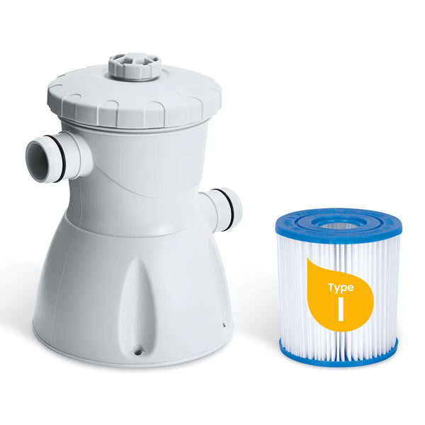 Funsicle 12Ft (3.6M) Quickset Pool with RX330 Cartridge Filter Pump, Pool Cover & Ground Cloth