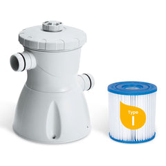 Funsicle 12Ft (3.6M) Quickset Pool with RX330 Cartridge Filter Pump, Pool Cover & Ground Cloth