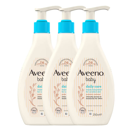 Aveeno Baby Daily Lotion, 3 X 250Ml