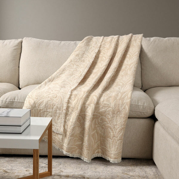 Life Comfort Reversible 100% Cotton Gauze Throw in Blue, 127 X 162 Cm