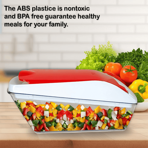 AEX 4-in-1 Manual Vegetable Chopper | Onion Dicer & Slicer | UK Kitchen Gadget | Time-Saving Meal Prep Tool